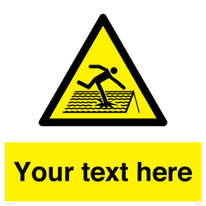 Custom Figure on Roof Sign